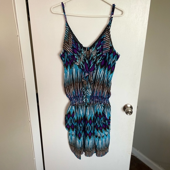 Fashion to Figure Multicolor Ruffle Romper - Size 3X - Picture 3 of 12